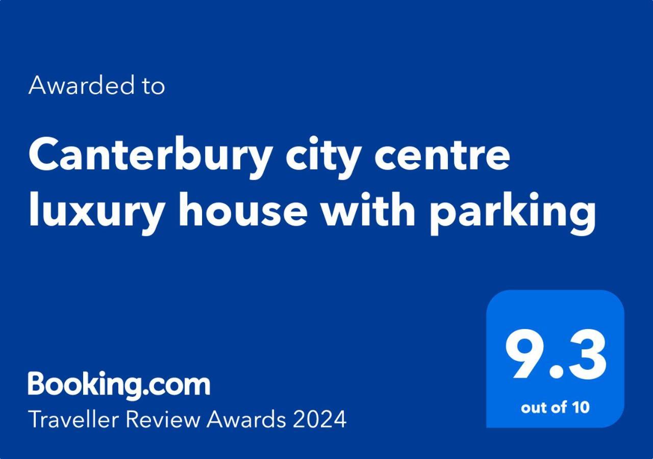 Luxury Central Home - Parking & Ev Point, Superking Bed Canterbury Exteriör bild